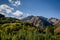 A mountain view on the track to the Great Almaty Lake