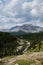 Mountain Views of Cairn Pass in Jasper