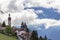 Mountain village churches in South Tyrol, Italy