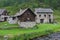 The mountain village of Crampiolo in Alpe Devero, Lepontine Alps, Ossola, Piedmont, Italy