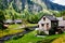 Mountain village huts, Alpe Devero, Italy