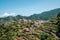 mountain village with terrace fields, Anaga mountains, tenerife, Spain -