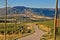 Mountain vineyard region scenic road