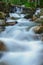 Mountain waterfall in Belaya river, Caucasus mountains, Russia