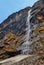 Mountain Waterfall Landscape in Himalaya, Annapurna Base Camp track.