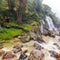 Mountain Waterfall Tien Sa falls in Sapa Vietnam