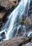 mountain waterwall. Mountain landscape with waterfall. natural background, trekking, mountain walks, healthy and active lifestyle