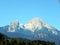 Mountain `Watzmann` german alps `Berchtesgadener Land`