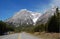 Mountain and winding highway