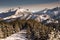 Mountain winter landscape. Polish Tatras