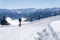 Mountain winter landscape, Salzburg Alps, Austria, Europe.