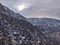 Mountain winter snow gray Armenia