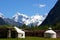 Mountain yurt