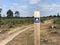 Mountainbike path in the Drents-Friese Wold