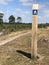 Mountainbike path in the Drents-Friese Wold