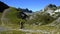 Mountainbiking in Alp Nagens, Graubunden, Switzerland