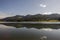 Mountainn lake Spitzingsee, Bavarian mountains, Germany