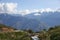 Mountainous Andean scenery in Santander, Colombia