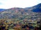 Mountainous Bosnian village in autumn