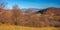 mountainous countryside in november