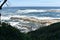 Mountainous Landscape with the beautiful beach at Tsitsikamma National Park in South Africa