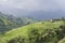 Mountainous landscape in the Colombian Andes