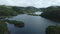 Mountainous landscape and fjord, Norway