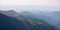 mountainous landscape in late summer