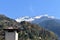Mountainous landscape in North Sikkim, India.