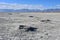 The mountainous landscape of the plateau of Bark near the Central point of the Mandala of Kailas at an altitude of over 4000 meter