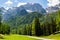 Mountainous landscape in Stubaital valley in Tirol, Austria