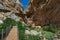 Mountainous nature landscape from `El Caminito del Rey`