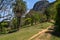 Mountains across the horizon near a small town in Brazil called Ipoema.