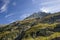 Mountains and alps in Switzerland on a sunny summerday