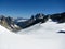 Mountains alps view Monte Bianco