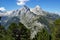 The mountains Alpspitze and Hochblassen