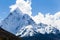 Mountains Ama Dablam, Himalaya landscape