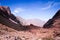 Mountains in Andes, Santiago, Chile