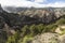 The mountains of the area around Vallehermoso on La Gomera, Spain