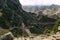 The mountains of the area around Vallehermoso on La Gomera, Spain