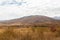 Mountains in autumn, dreary autumn landscape