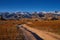 Mountains autumn Kyrgyzstan landscape