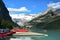 Mountains of Banff Alberta,Canada.Lake Louise Alberta.