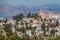 Mountains behind Albaycin neighborhood of Granada, Spa