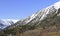 Mountains on the border of Andorra and France