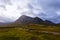 Mountains Buachaille Etive and Stob na Doire at Glencoe, Scottish Highlands