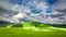 Mountains in Castelluccio at summer, Umbria