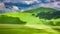 Mountains in Castelluccio at summer, Umbria