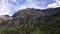 Mountains in the Cirque of Cilaos on Reunion Island drone view