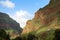 Mountains with clouds shadows on Canary islands